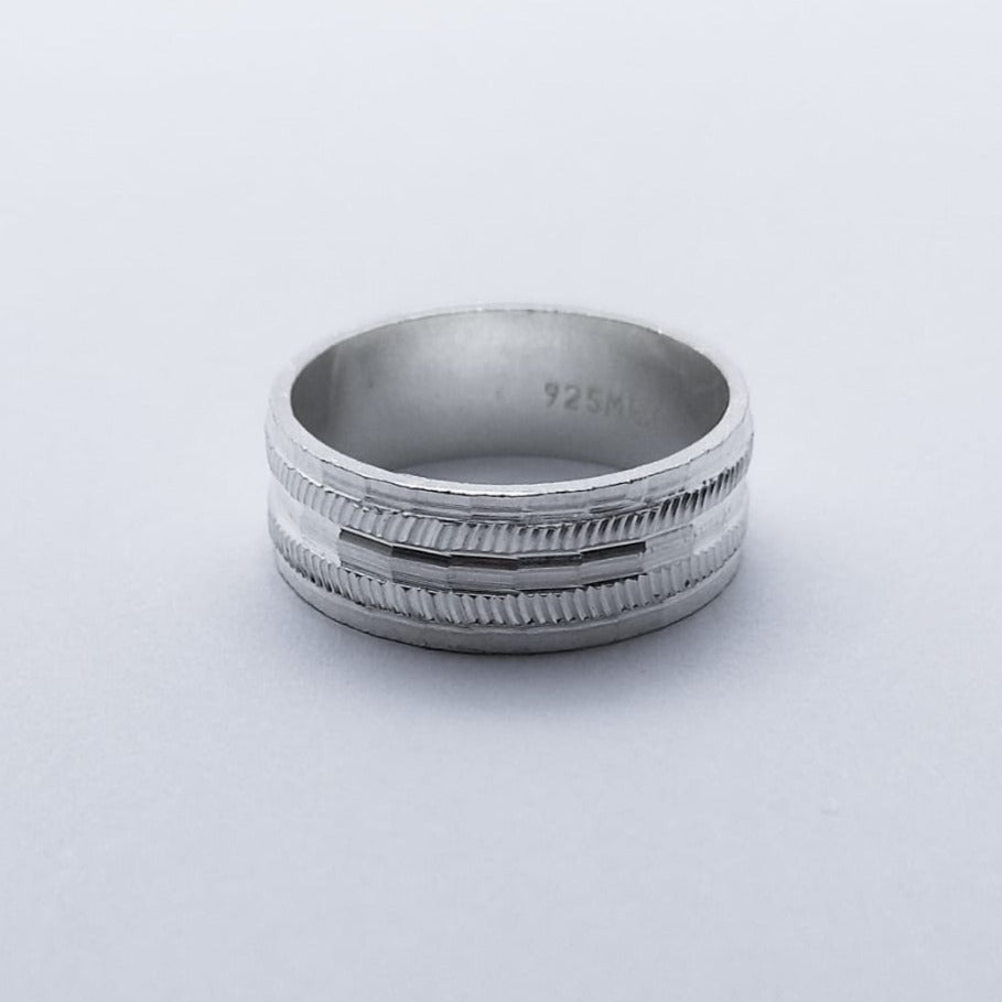 #AG119 - Argolla Diamantada - 6 mm - A09/3.3