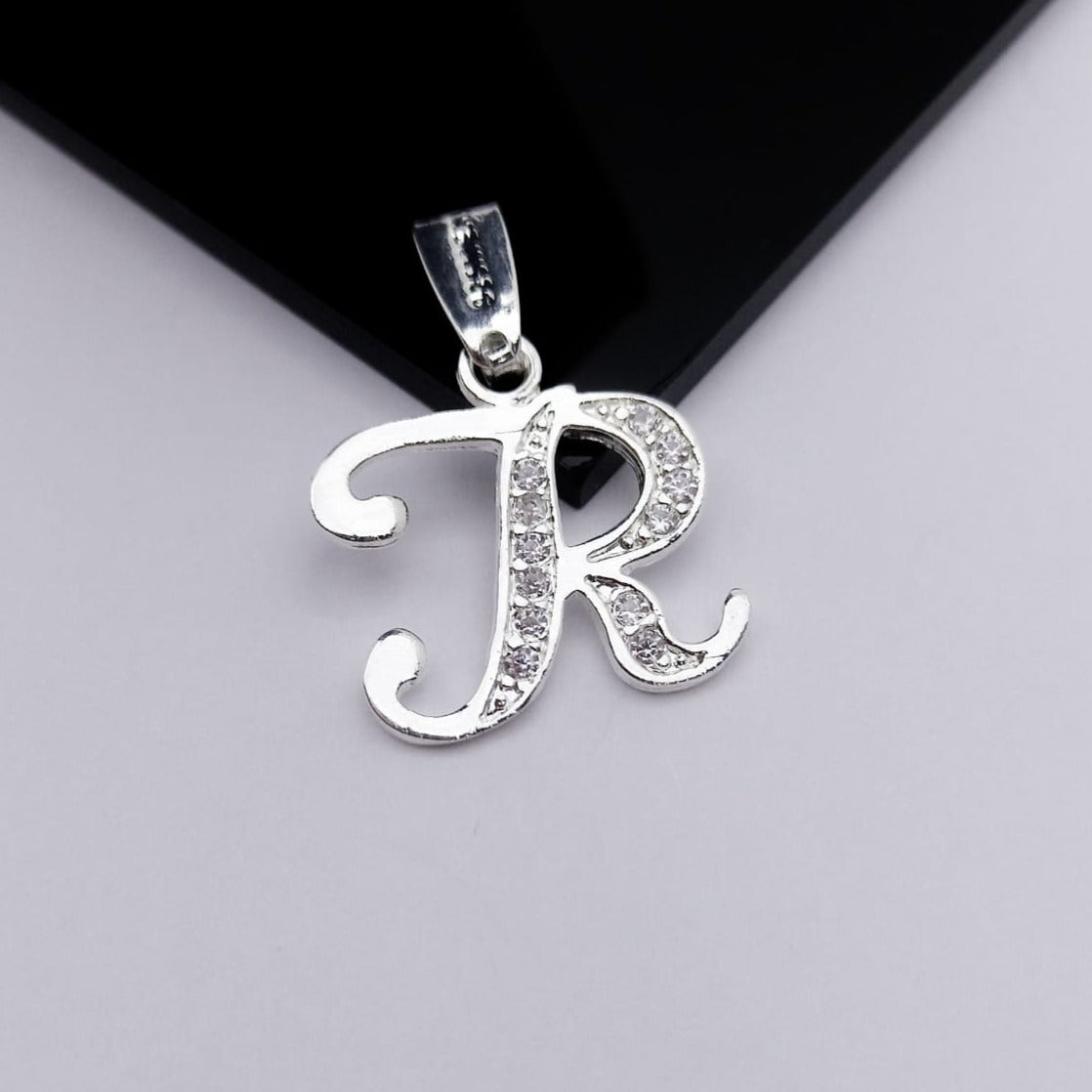 #D116 - Dije De Letra Con Zirconia De Plata - A10/1.2