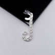 #D106 - Dije De Letra Grande Piedra Zirconia Plata - A13/2.2
