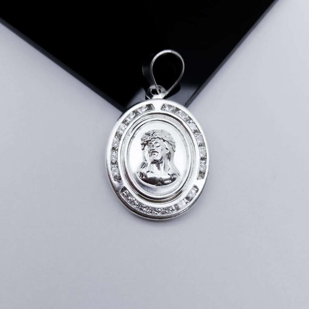 #D342 - Dije/Medalla De Jesús Con Corona De Espinas - A13/2.8