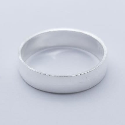 #AG113 - Argolla Lisa Media Caña H 5 mm - A07/3.8