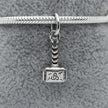 #PAN255 - Charm De Martillo De Thor Plata - B11/3.8