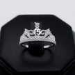 #AD300 - Anillo Corona De 15 años/XV's Con Piedra Zirconia Plata - A13/1.8