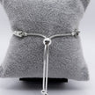 #PP105 - Pulsera Para Charms Ajustable De Plata - IC12.6