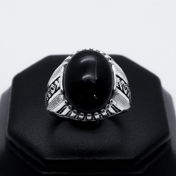 #AC103 - Anillo De Caballero De Plata - C25/7.7