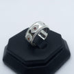 #AD136 - Anillo/Argolla De Ojo Turco - C14/5.4