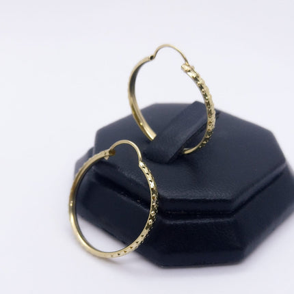 #ARR10101 - Arracada Diamantada De Oro 10k - H03/2.5