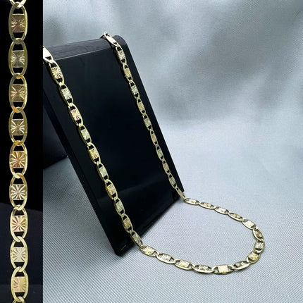 #C10117 - Cadena Gucci Celeste 070 De Oro 10K - 4mm H05/6.8