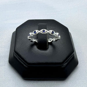 #AD340 - Anillo Ojo Turco Con Piedra -  B12/2.0