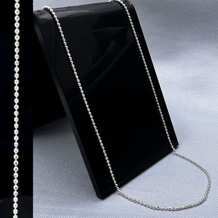 #CAD201 - Cadena Italiana De Bolitas/Cuentas Diamantada/Facetada 020 - A21/1.7