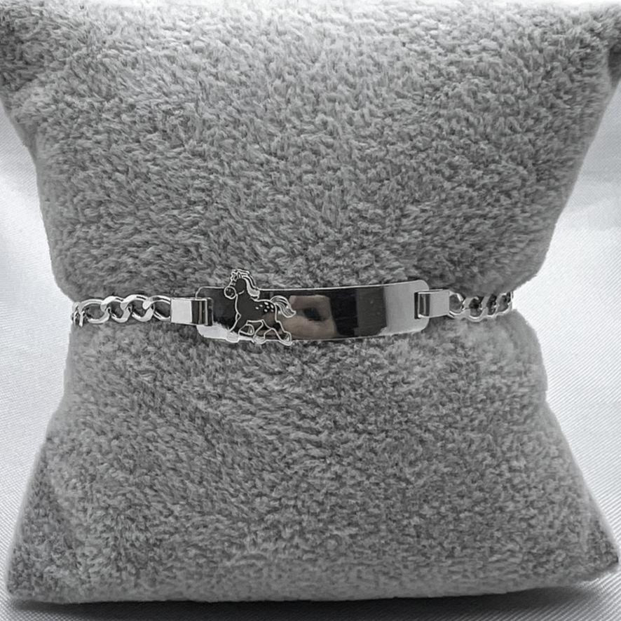 #ESC209 - Esclava De Caballo Plata - A12/3.3