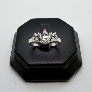 #AD294 - Anillo Corona De 15 Años/XV's Piedra Zirconia Plata - A13/2.3