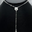 #MR125 - Rosario De San Benito Liso Plata - 2 mm - A09/5.0