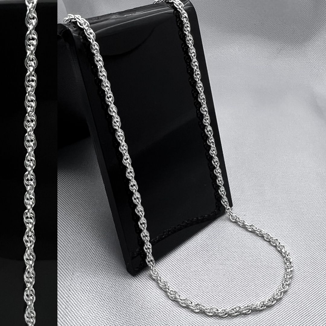 #CAD236 - Cadena Torsal Plata - 050  - 2 mm - A05/5.6