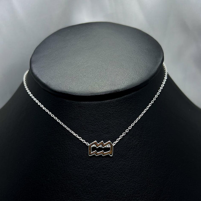 #G205 - Gargantilla Signo Zodiacal Acuario - C25/2.3