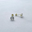 #B10199 - Broquel Recto De Oro10k 5mm/#5 De 4 Uñas - L105/