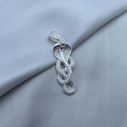 #D546 - Dije De Serpiente Cobra Con Piedras - C08/4.6