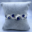 #PA308 - Pulsera De Hojas Con Flores De Piedra - B12/11.0