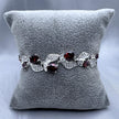#PA308 - Pulsera De Hojas Con Flores De Piedra - B12/11.0