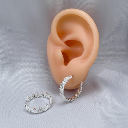 #ARR147 - Arracada De Estrellas Con Piedras - B12/4.2