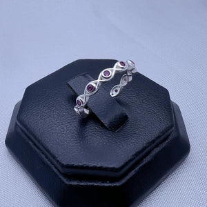 #AD340 - Anillo Ojo Turco Con Piedra -  B12/2.0