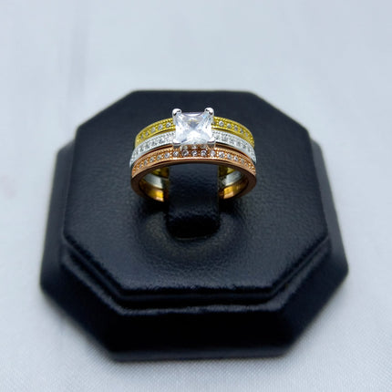 #AL129 - Alianza Triple De Matrimonio/Compromiso De Plata - B12/5.8