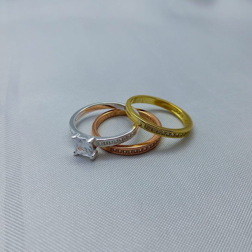 #AL129 - Alianza Triple De Matrimonio/Compromiso De Plata - B12/5.8