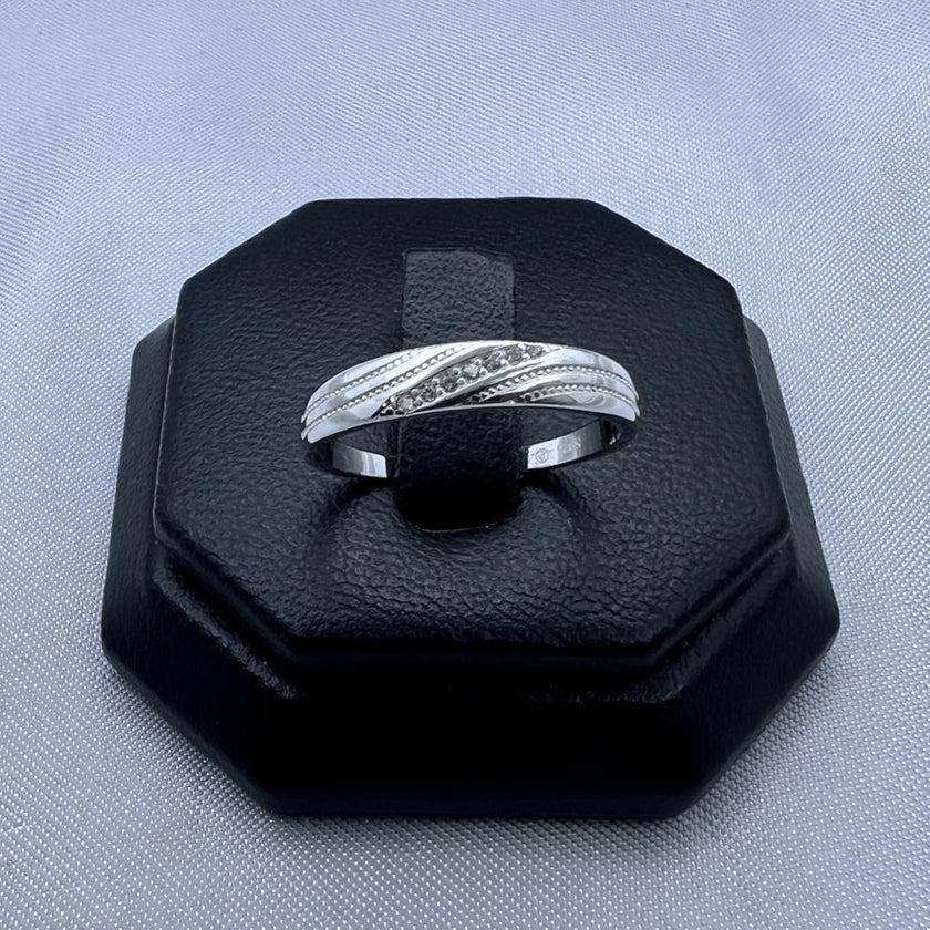 #AL131 - Alianza Triple De Matrimonio/Compromiso/Promesa De Plata - B12/3.4