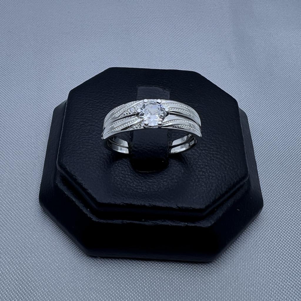 #AL131 - Alianza Triple De Matrimonio/Compromiso/Promesa De Plata - B12/3.4