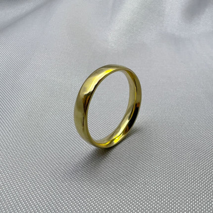 #AG10103 - Argolla Lisa Confort Oro 10K - H10/3.5