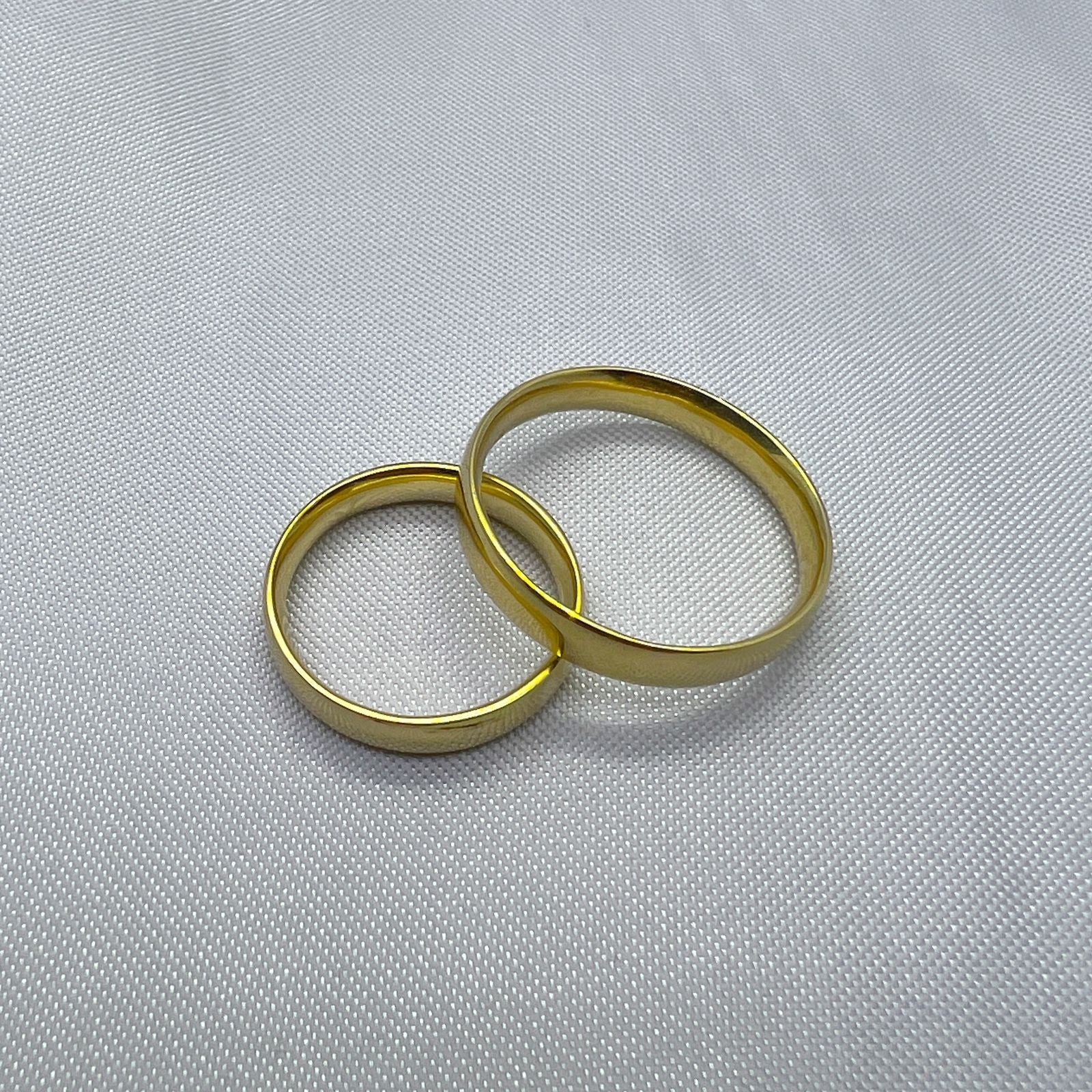 #AG10103 - Argolla Lisa Confort Oro 10K - H10/3.5