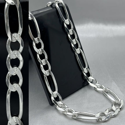 #CAD169 - Cadena Cartier Diamantada Plata - 200 - 8 mm - A05/49.0