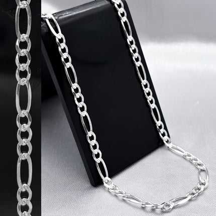 #CAD207 - Cadena Cartier Diamantada Plata - 100 - 4 mm - A05/11.4