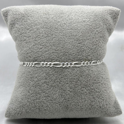 #PO206 - Pulso Cartier Diamantada Plata - 080 - 3mm - A04/2.8