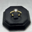 #AD10117 - Anillo Solitario Con Piedra De Oro 10k - J16/3.0