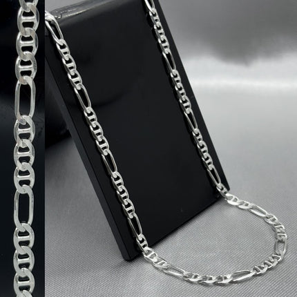 #CAD167 - Cadena Figaro Gucci Plata - 080 - 3 mm - A04/8.3