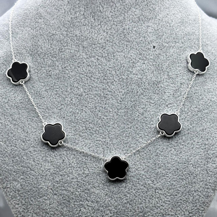 #G176 - Gargantilla Trébol Tipo Van Cleef - PU9.3