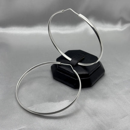 #ARR132 - Arracada Lisa Redonda Plata - A07/3.9