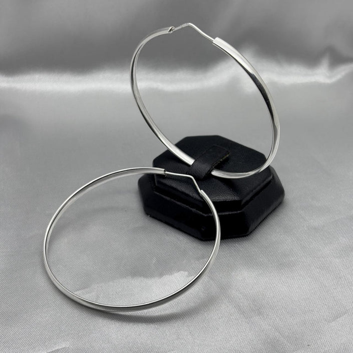 #ARR132 - Arracada Lisa Redonda Plata - A07/3.9