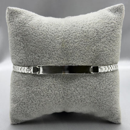 #ESC124 - Esclava Diamantada Plata - 4mm - A08/6.5