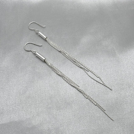 #AR220 - Arete Colgante Plata - A13/4.4