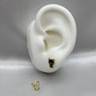 #B10111 - Broquel Gato/Gatito Esmaltado Oro 10K - L300/