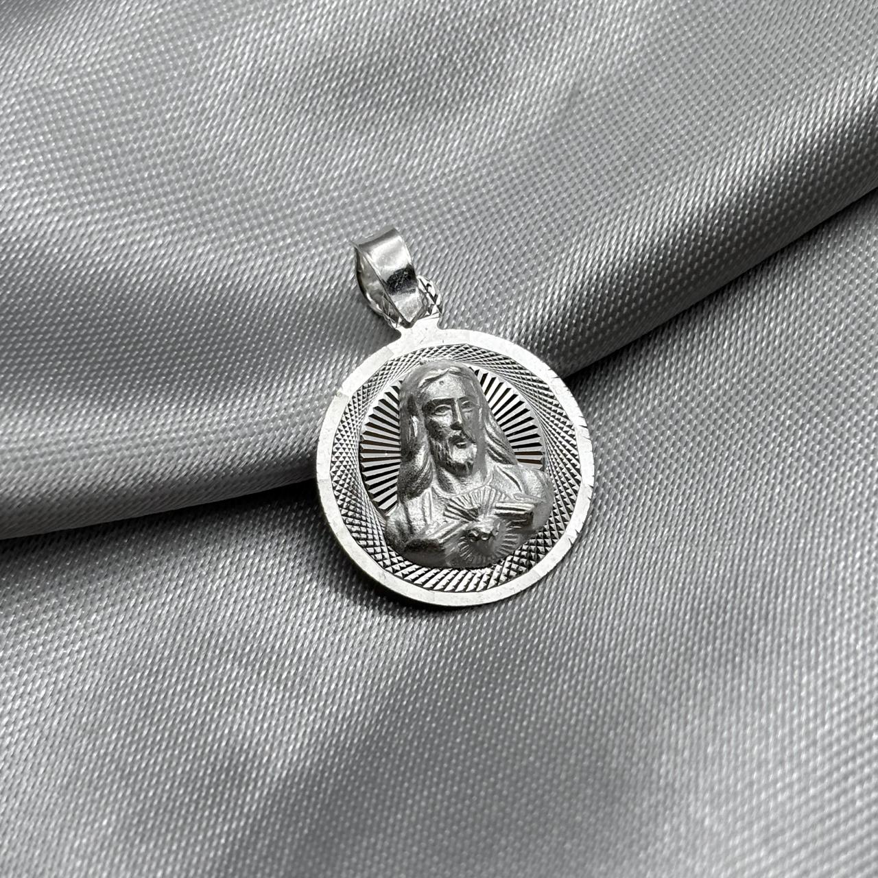 #D317 - Dije Circular Jesús/Sagrado Corazón - A07/2.1