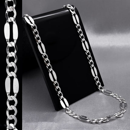 #CAD212 - Cadena Chival Plata - 100 - 5 mm - A04/9.7