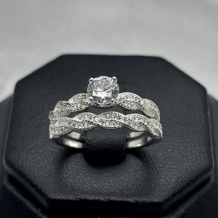 #AL141 - Alianza Enrrollado con Zirconia Plata - C14/4.8