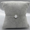 #PA316 - Pulsera Con Piedra Zirconia De Gota Plata - A18/1.5