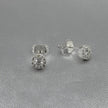 #BR240 - Broquel Circular Con Zirconia Plata - B17/1.1