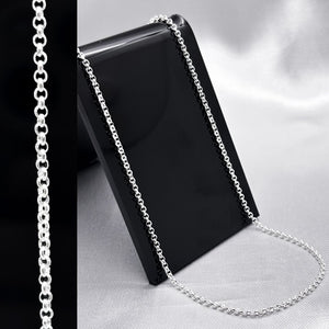 #CAD271 - Cadena Rolo Plata - 1 mm - CADITA2.8