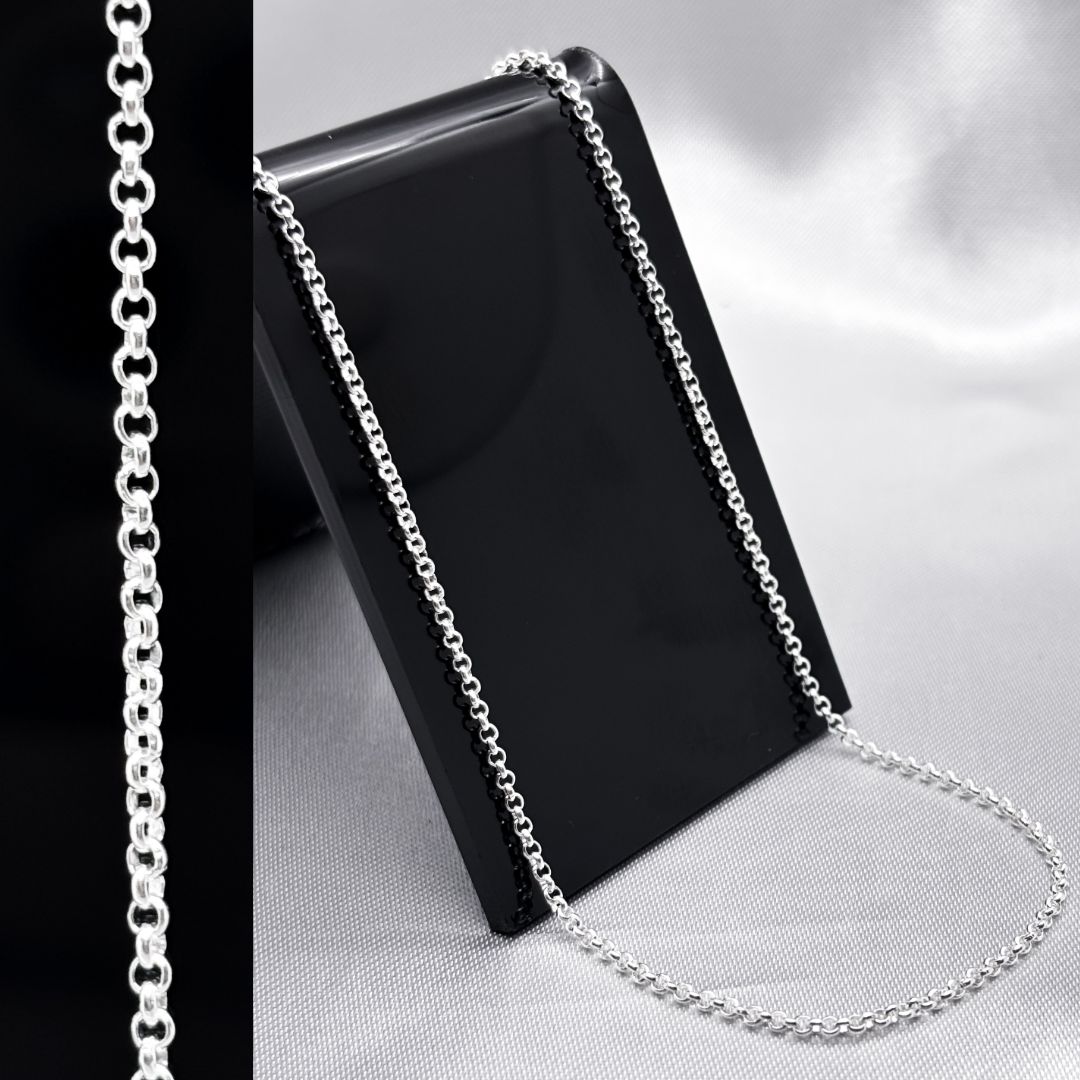 #CAD271 - Cadena Rolo Plata - 1 mm - CADITA2.8