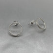 #BR174 - Broquel Aro Con Zirconias Plata - B17/1.5